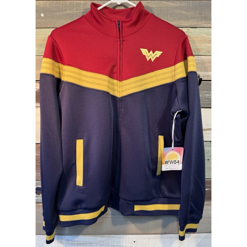 Her Universe DC Wonder Woman WW84 Women’s Full Zip Track Jacket Size XL NEW